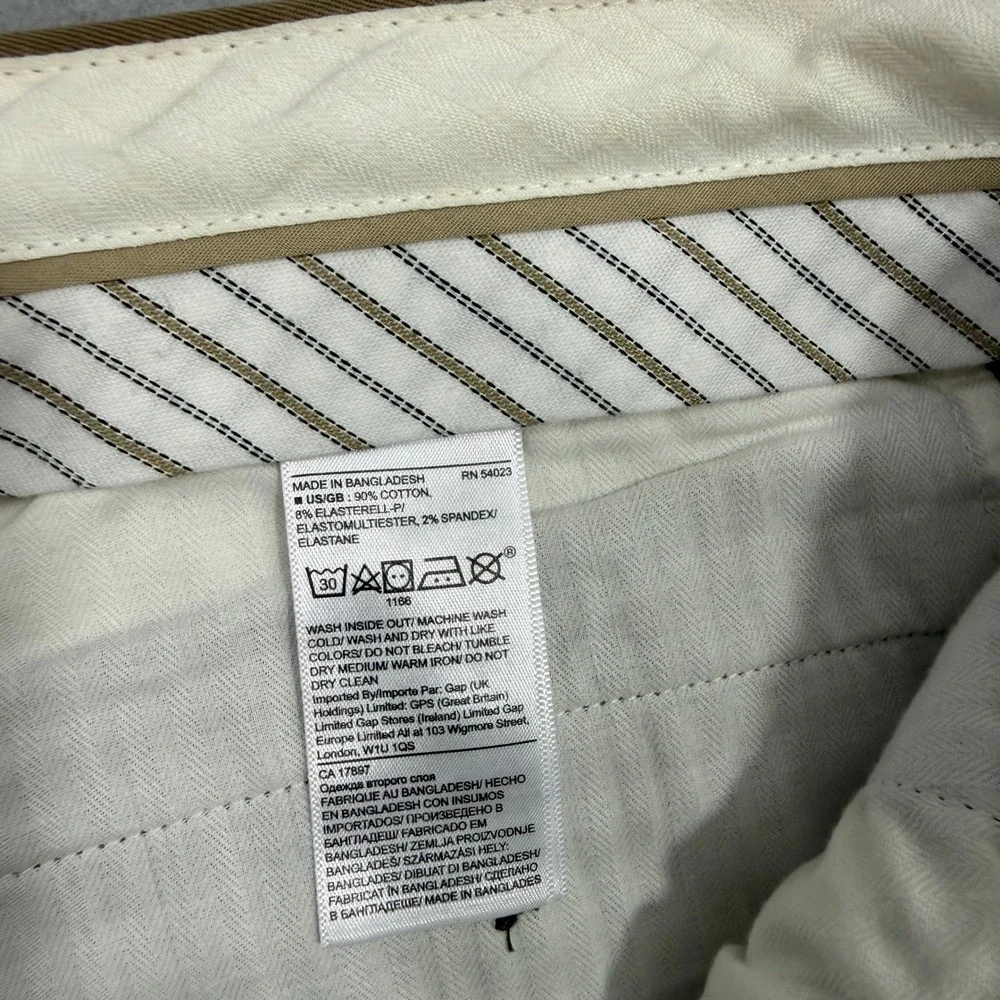 Banana Republic Pants 35x30 (Fit 36x26) Mason Athletic Tapered Fit Chino Stretch